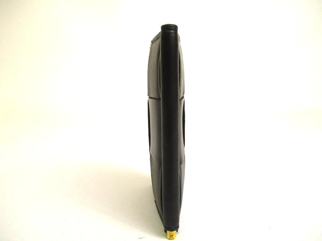 Authentic BOTTEGA VENETA Cassette Black Leather Bifold Bill Wallet #a999 Refurbished