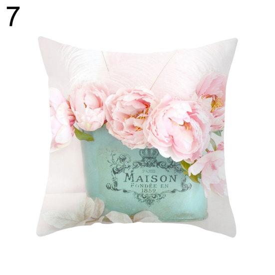 Είδη κρεβατιού κάλυμμα μαξιλαριού προστατευτικού μαξιλαριού Country Rose Square