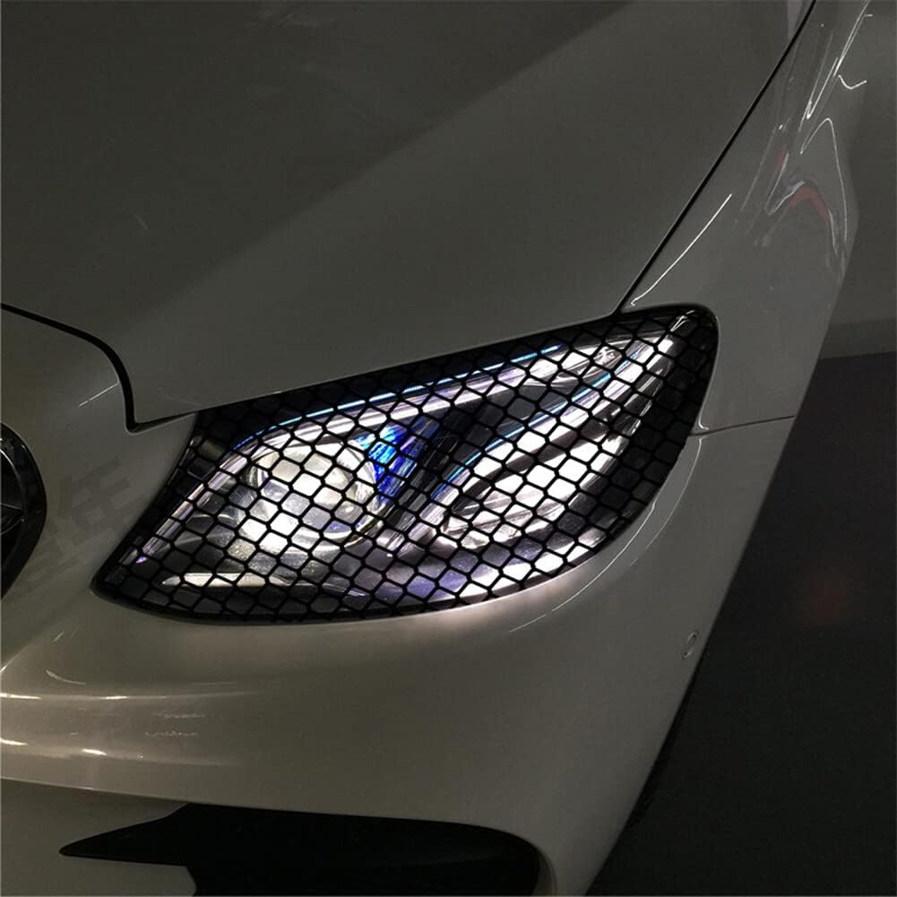 Honeycomb Car Taillight Sticker,Universal Reflective Decals Sticker Waterproof Rear Light Film Self Adhesive Tail Light Lamp Stickers Car Styling