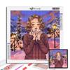 5D Diamond Painting Full Diamond Cartoon Girl Image Diamond Painting Handmade Diy Diamond Mosaic Painting Home Decoration