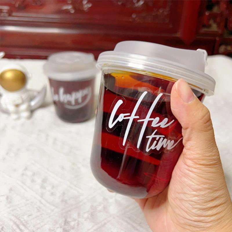 

Премиальные герметичные дорожные кофейные стаканы - Одноразовая ПЭТ-пластиковая посуда с крышками для горячих/холодных напитков United States