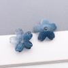 50 Multicolor Transparent Gradient Cherry Blossom Petal Charms for DIY Jewelry