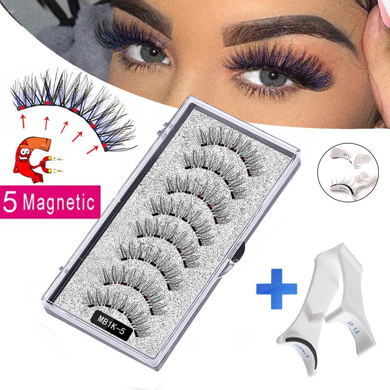 

Magnetic False Eyelashes – No Glue Needed, 2 Pairs, European & American Style
