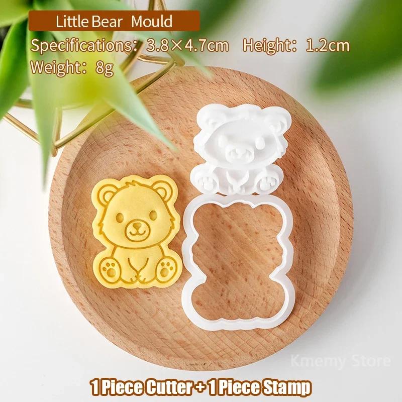 Tagliabiscotti Animali Cartoni Animati Animale della Giungla Tigre Carina Leone Gatto Cane Orso Elefante Timbro per Biscotti Strumenti di Goffratura Decorazione Torta