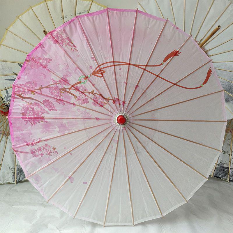 Retro Parasol Olejowy w Stylu Chińskim - Wodoodporny, Ochrona Przed Słońcem, Dekoracja Taneczna i Cheongsam