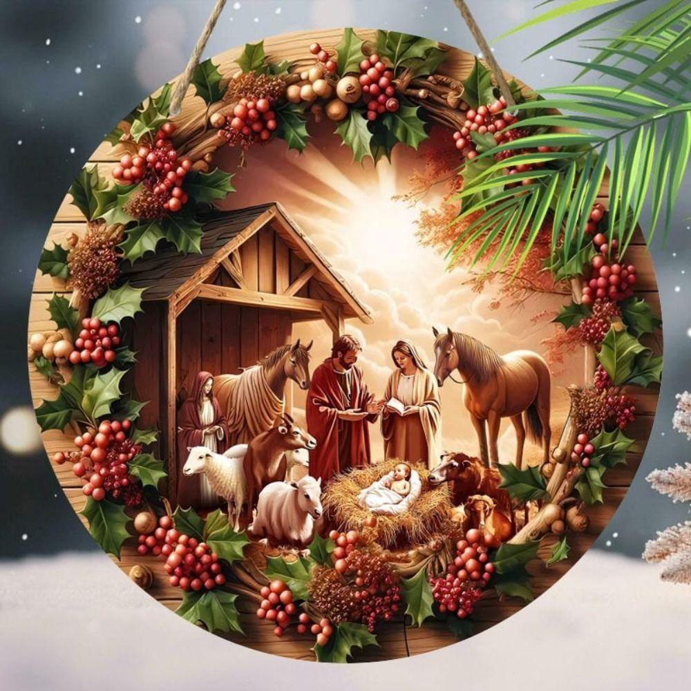 2D Flat Metal Wall Sign Decor