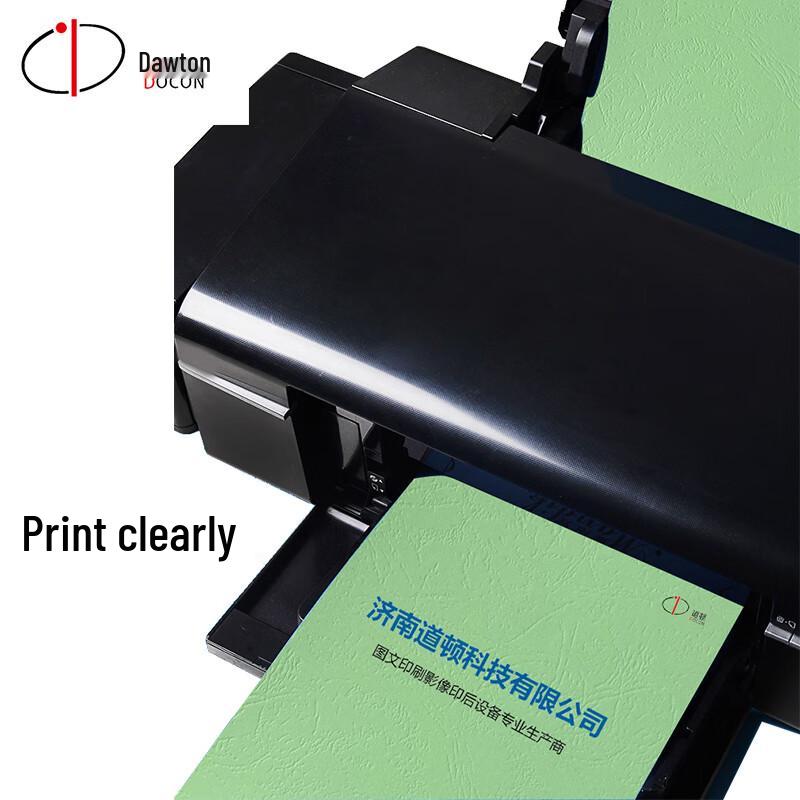 DOCON A4 Color Printable Thermal Binding Covers with Strips CN Plug (adapter Included)