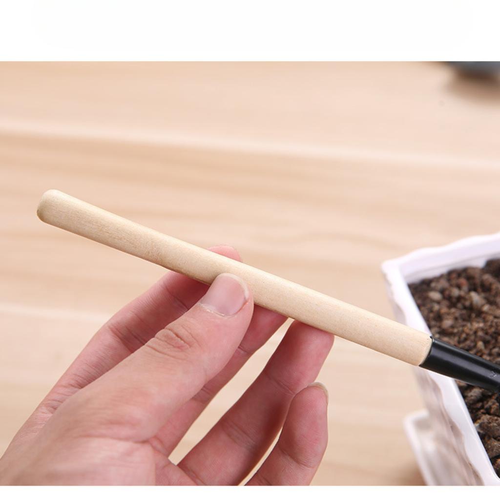 3-Piece Mini Garden Tool Set - Metal Hand Trowels and Rake for Potted Plants, Flowers & Vegetables - Manual Gardening Supplies for Indoor and Outdoor