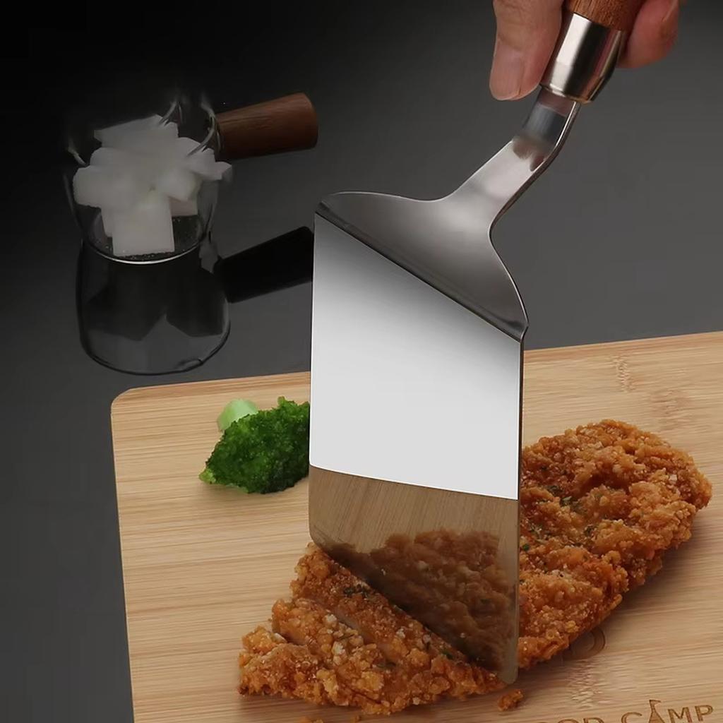 English: Stainless Steel Cooking Spatula for Steak Pizza Pancake Griddle Tools