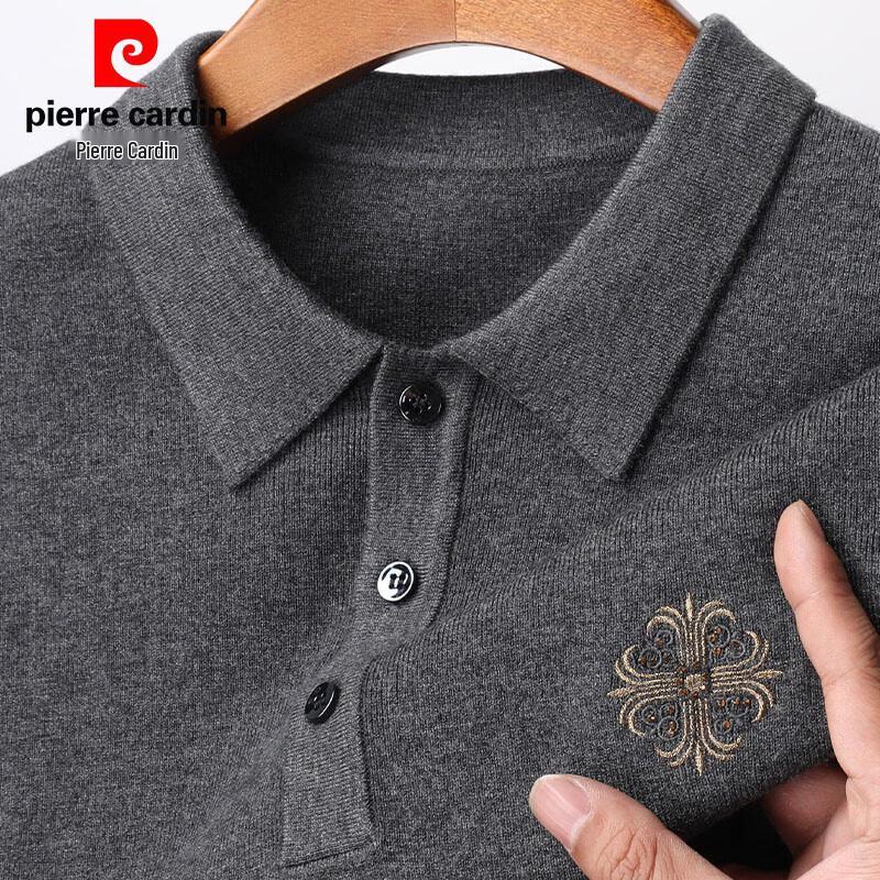 

Pierre Cardin Men s Short-Sleeve Polo Collar Knit Sweater 2XL 185/100A