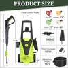 Electric Pressure Washer 2100 PSI 2.0 GPM Power Washers with 5 Quick Connect Nozzles & 500ml Foam Cannon, Portable High Pressure