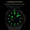 Zegarek Męski Najwyższej Marki Nowy Moda Biznes Pasek Stalowy Wodoodporny Luminous Zegarek Kwarcowy
