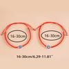 2 Pcs for Evil Eye String Bracelets Handmade Red Black String for Evil Eye Bracelet Wristband for Women Men Teen Girls B