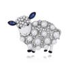 Classic Alloy Sheep Brooches For Women Unisex Animal Pins Casual Party Jewelry Accessories Gifts Decoration