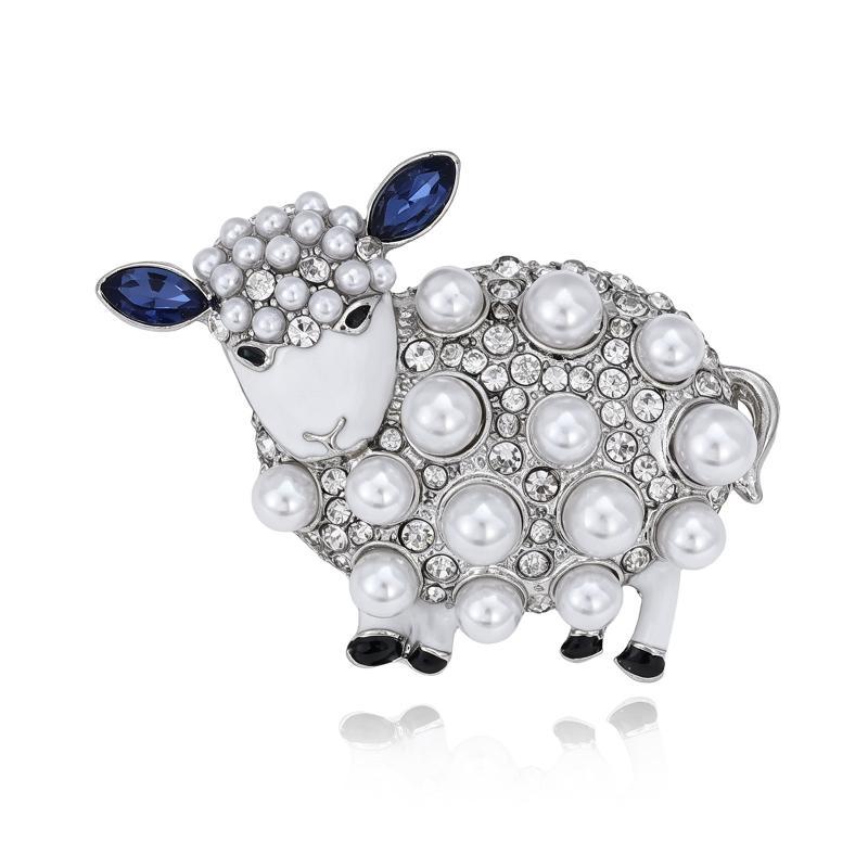 Classic Alloy Sheep Brooches For Women Unisex Animal Pins Casual Party Jewelry Accessories Gifts Decoration