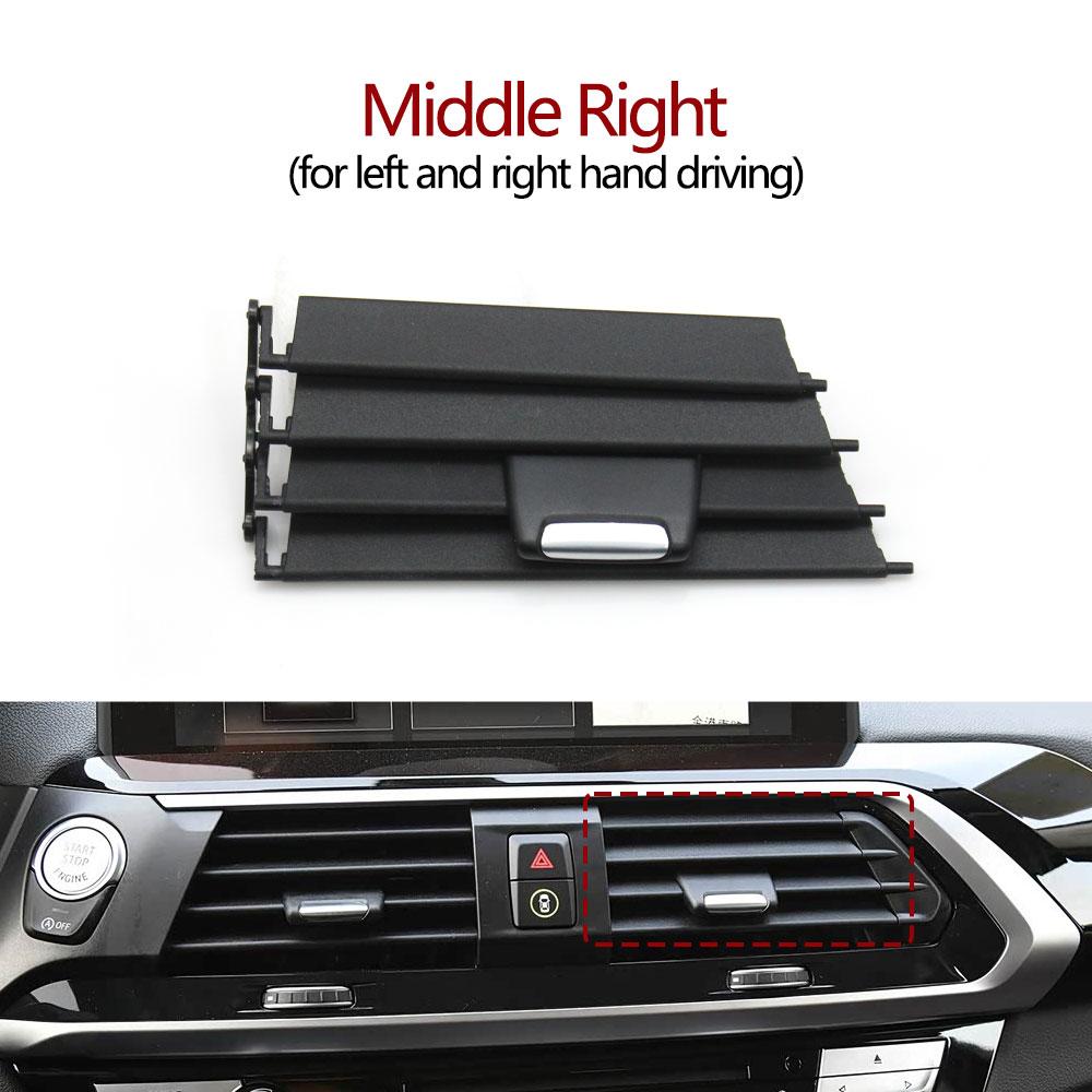 LHD RHD Car Central Left Right Air Conditioner AC Vent Outer Grille Repair Kit For BMW X3 X4 X3M X4M G01 G02 F97 F98 2017-2021