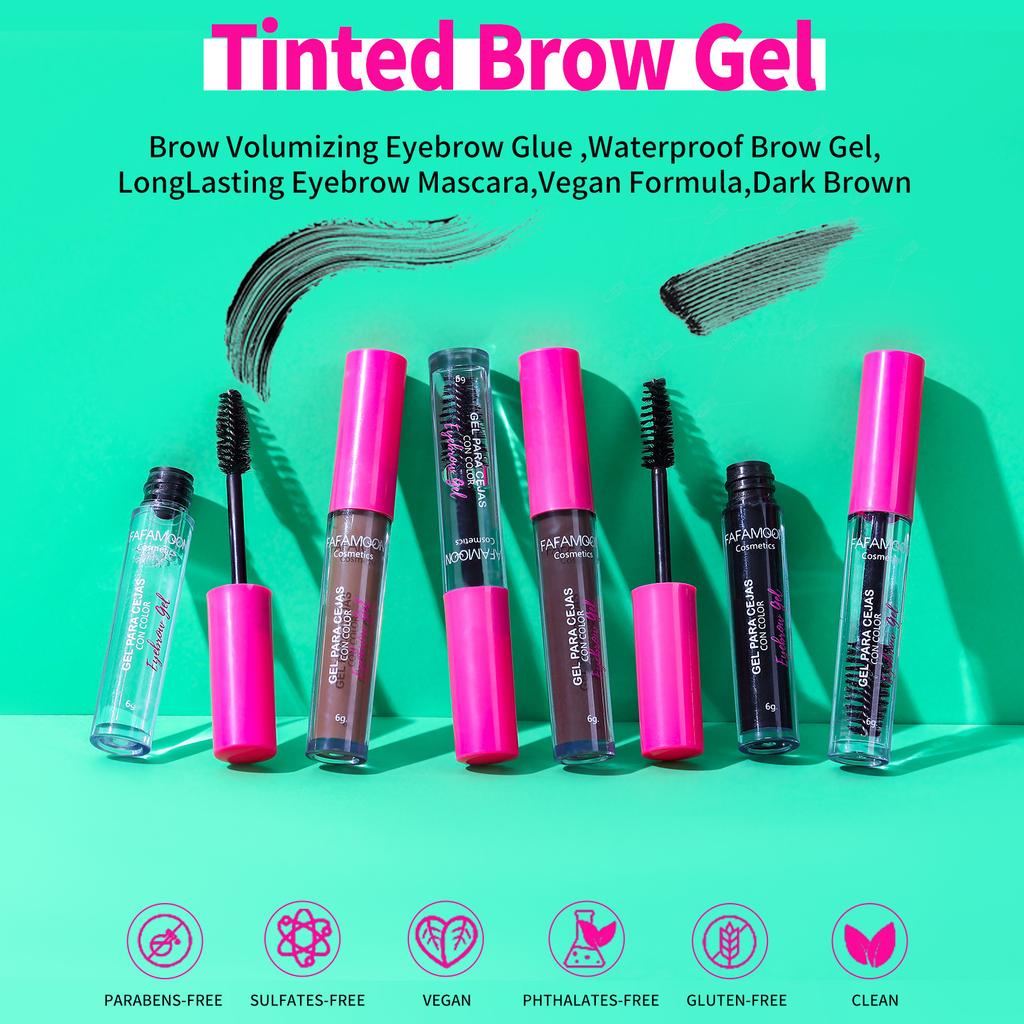 The New Long-lasting Coloring Is Not Easy To Take Off Makeup, Waterproof 4-color Eyebrow Dye Cream, Eyebrow Gel