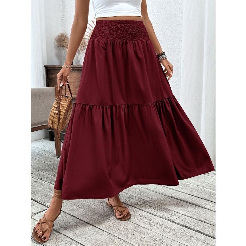 Women's Flower Pattern Print Casual Summer Spring Skirts