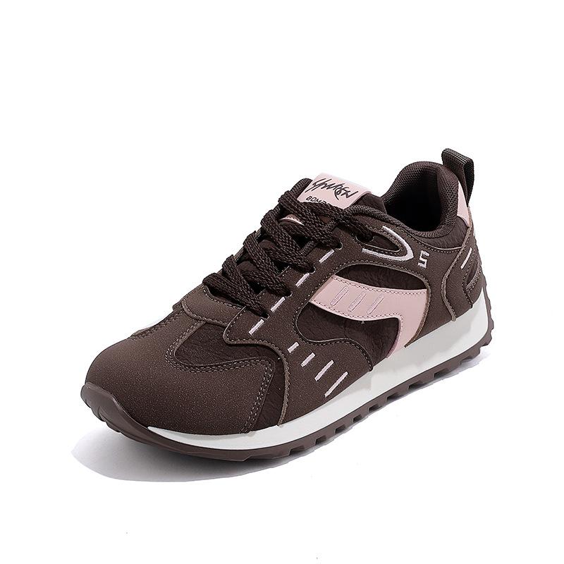 Autumn new retro versatile Forrest Gump shoes thick baseplate shoes female ins student leisure