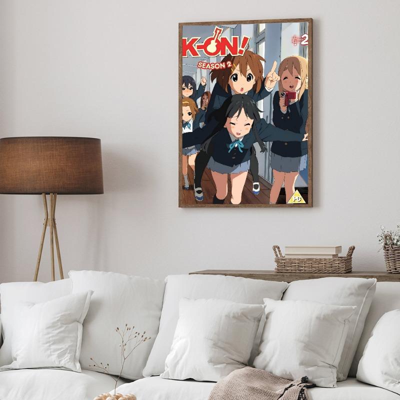 K-On! Classic Anime Poster Waterproof Paper Sticker Coffee House Bar Room Wall Decor