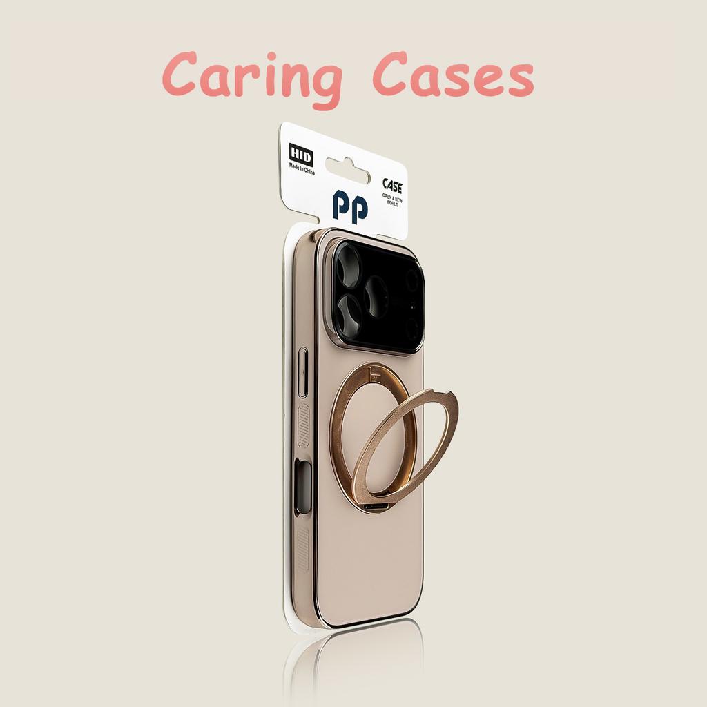 For iPhone 17 Pro Max Case Rotating Stand Electroplated with Lens Protector Film Anti-Drop Premium Case with iPhone 16 15 14 13