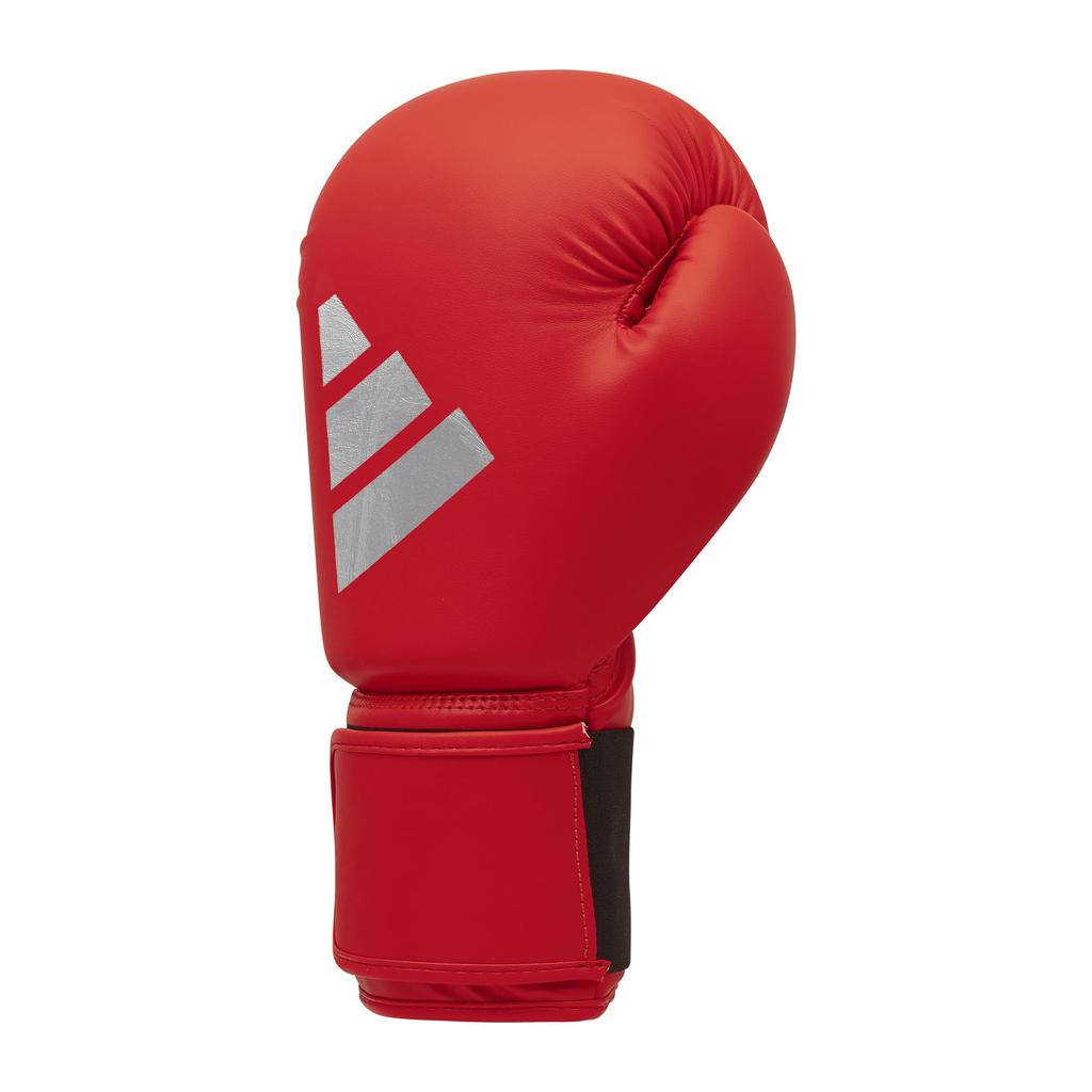 Adidas Combat Sports Speed 50 Club Boxing Active 10 oz Gloves, Red/Silver (ACTIVE), (ADISBG50)