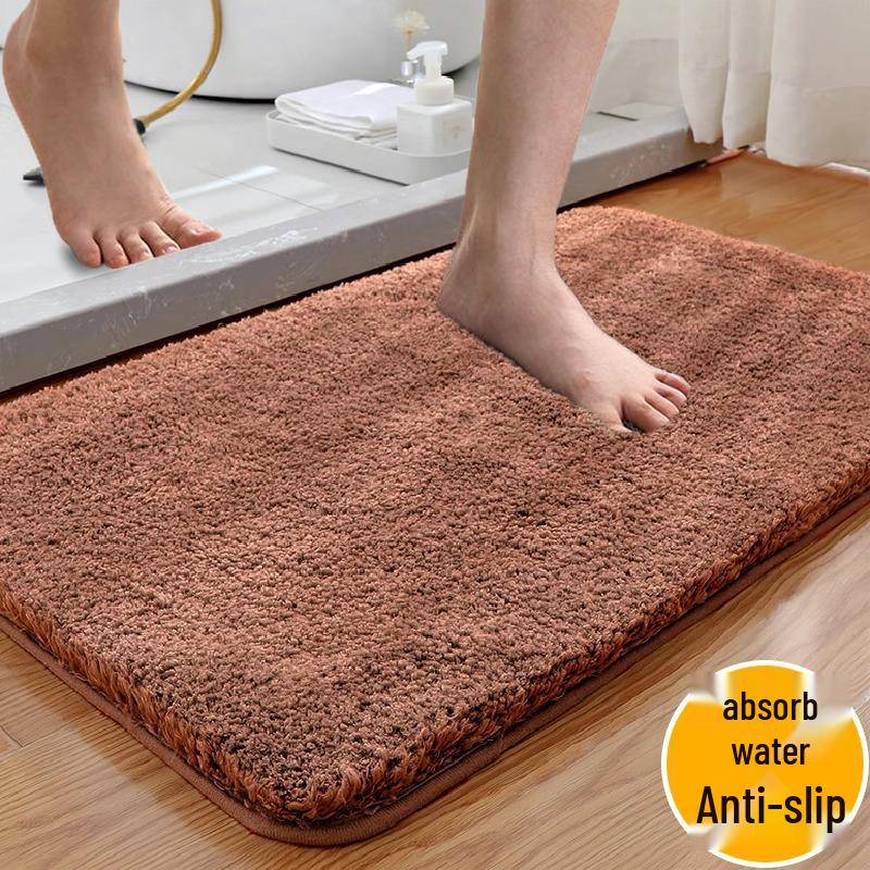 Non-slip Bathroom Door Mats: Quick-Drying, Absorbent Floor and Toilet Carpets