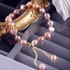High-End Freshwater Pearl & Shell Bracelet for Women - Trendy Niche Design, Perfect for Besties & Students.