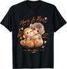 Adorable Mignon Bébé Singe Punc T-Shirt