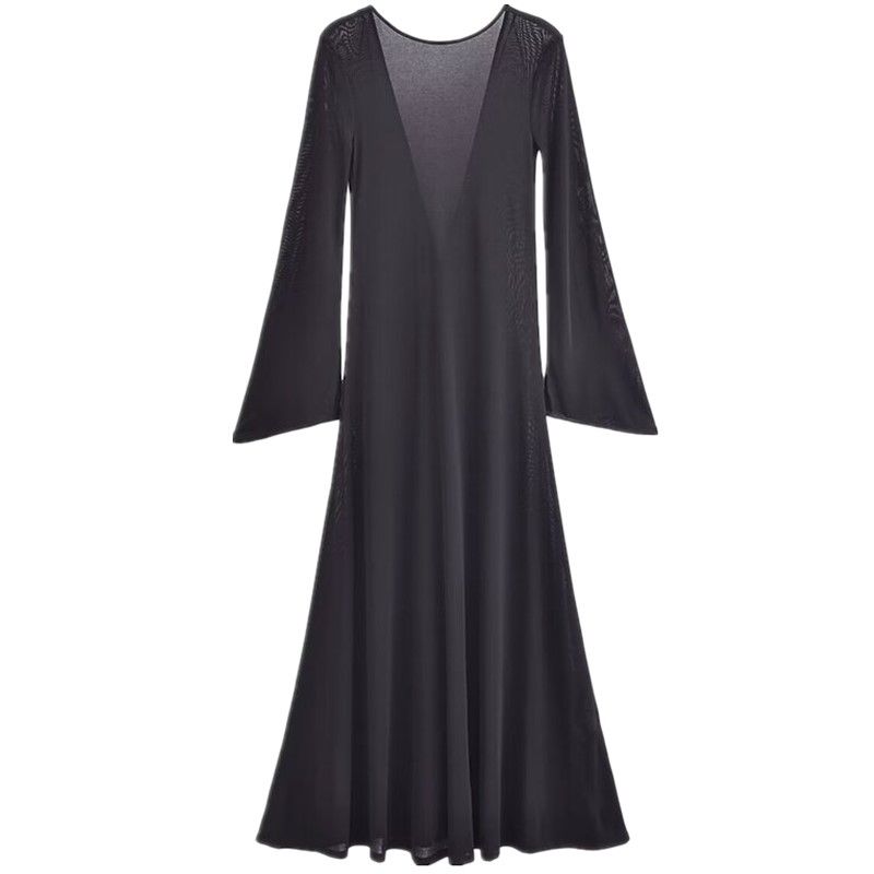 

Fashion Style 2024 Spring Festival New Arrival Women s Clothing Elegant Backless Vertical Mid Length Long Length Dress 8686451 800 Black L