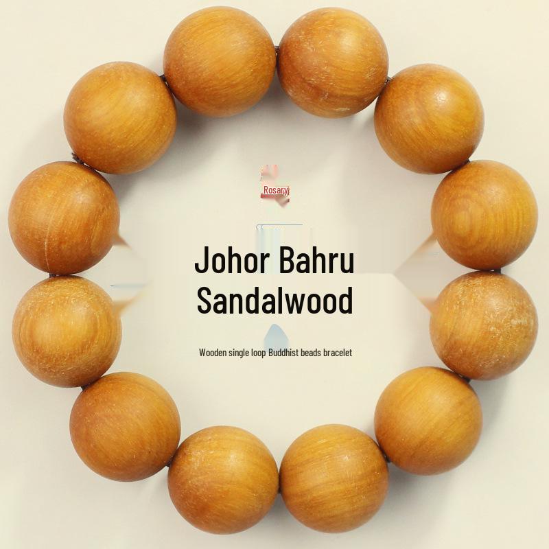 New Mountain Sandalwood Beads: High-Density, Naturally Scented Hand String Bracelet for Men and Women.