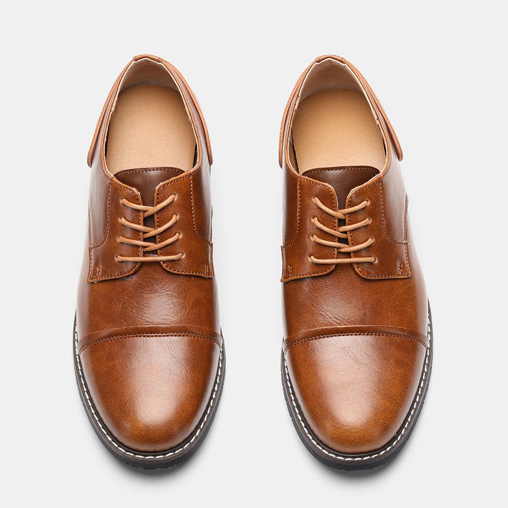 Größe 7 ~ 13 Mode Retro herren Derby Schuhe Männer Leder Schuhe Männer Casual schuhe