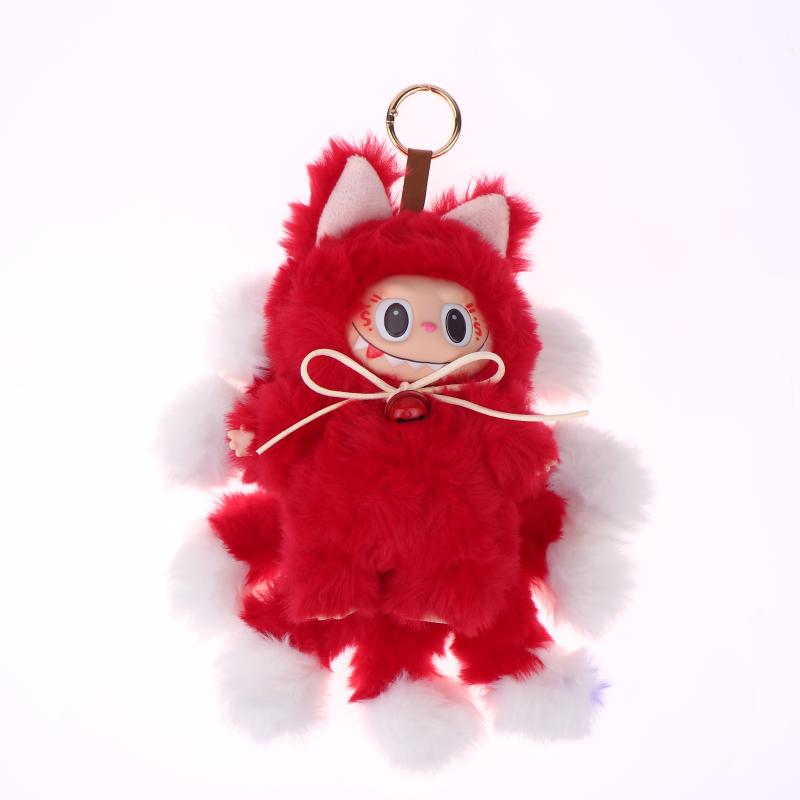 

Плюшевые подвески и игрушки из серии Labubu Девятихвостый лис сейчас в тренде