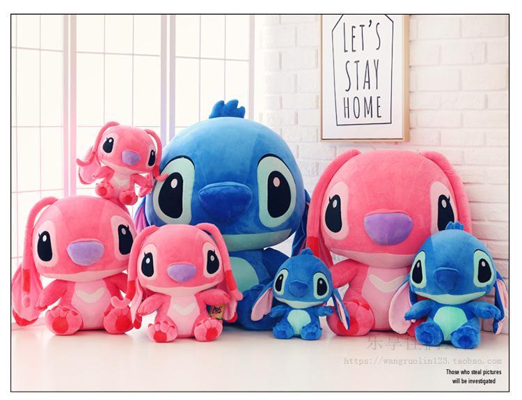 Stitch Plush Toy Cartoon Cushion - Popular Internet Celebrity Doll for Girls