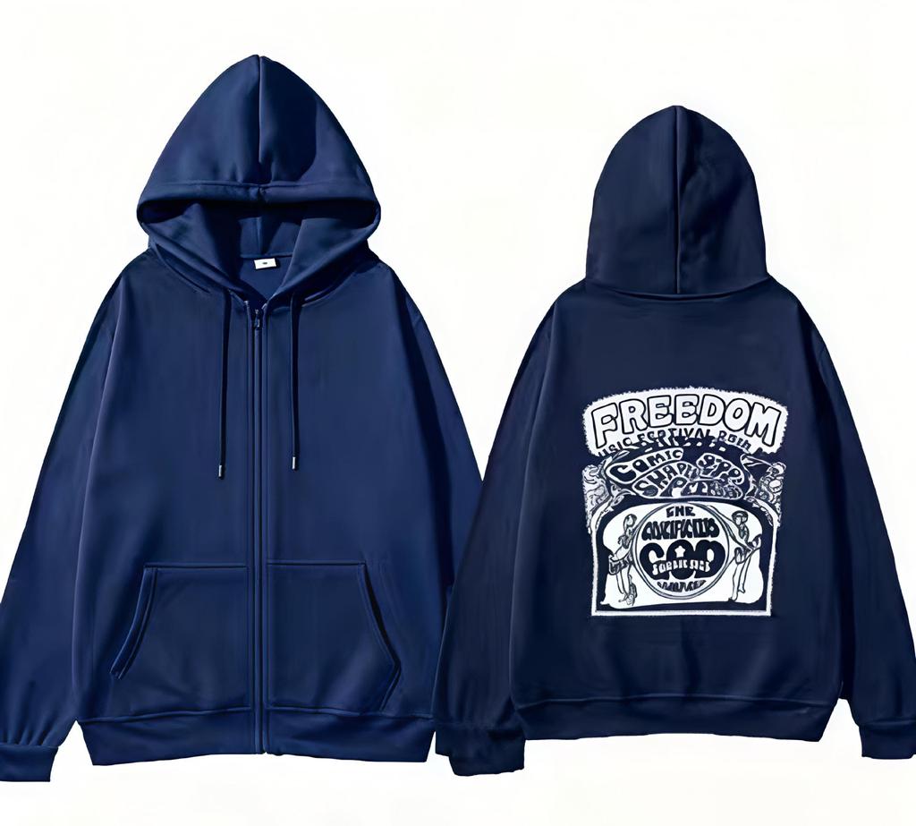 New Arrival: Simon Henriksson Zipper Hoodie Sweatshirt 'The Cry of Fear'