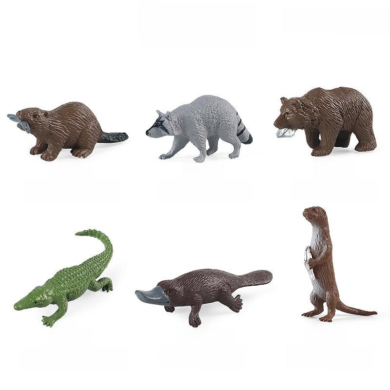 Realistic Farm And Ranch Plastic Figurine Set Detailed Farmer Models