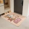 Anime M-MashiMaro Floor Mat Flannel Door Mat Non-Slip Absorbent Washable Indoor Home Rug