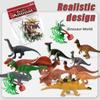 12pcs/set Mini Dinosaur Animals Insects Snakes Educational Toy For Kids Boy