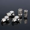 10Pcs Male Thread Micro Quick Twist Joint 3mm 4mm 6mm OD PL/PC Pneumatic Pipe Connector M3 M4 M5 M6 Screw Through