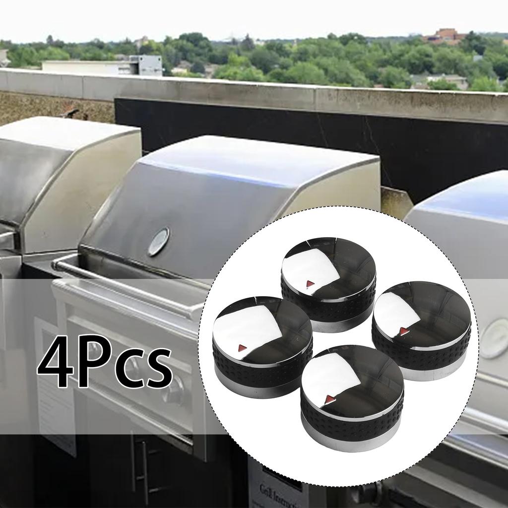 4 buc. Butoane pentru grătar cu gaz 58 mm/50 mm Piese de schimb pentru grătar și grătar, potrivite pentru grătarele cu gaz