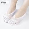 Men's Summer Breathable Anti-Odor Ice Silk Low-Cut Five-Toe Socks