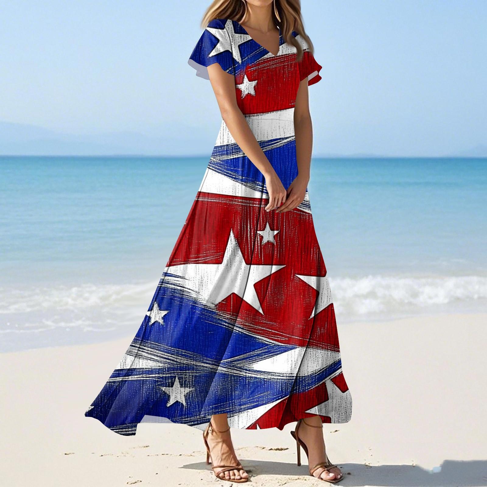 

Женские летние повседневные модные однотонные платья с V-образным вырезом и коротким рукавом L