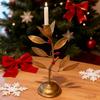 Eisenkunst Zweig Kerzenhalter Vintage Metall Blatt Kerzenständer Zuhause Wohnzimmer