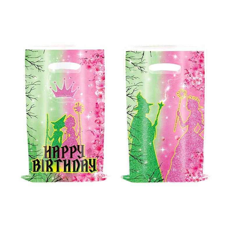 10Pcs Magic Witch Gift Bag Birthday Decorations Wicked Goodie Bag Candy Gift Packaging Baby Shower Girls Favors Gifts Party Supp