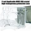 Clear Protective Case For Wide 400 Camera Durability PC Shell High Transparency Cover Housing with Lens Cover Cap