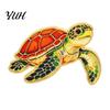 Decorative Alloy Badge Cartoon Sea Animal Metal Brooch, Dolphin Whale Seahorse Octopus Enamel Clothes Accessory Pin, Hats Bags Scarves Jackets