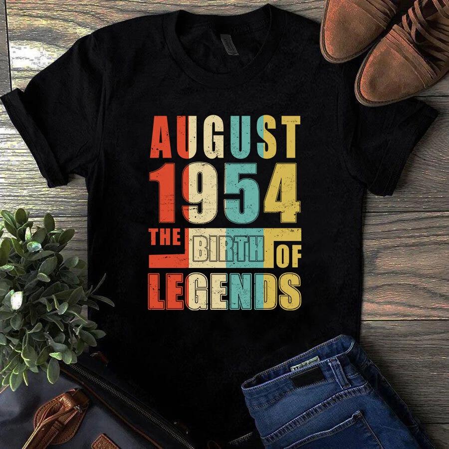 Men s and Women s T-shirts August 1954 The Birth S