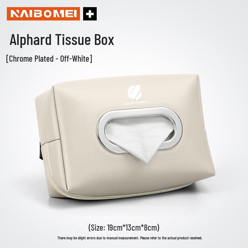 Toyota Alphard Tissue Holder: Armrest & Seat Back Hanging Car Accessory