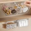 A Transparent Cosmetic Storage Box For Storing Toiletries, Makeup Remover Pads, Lipsticks, Cotton Swabs, And Bathroom Supplies