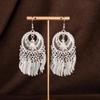 Miao Long Silber Quastenohrringe: Ethnischer Stil, Leichter Luxus, Übertriebenes Design für Frauen